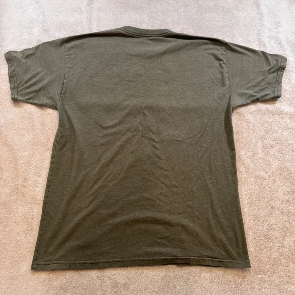 Marmot Thread Mountain Graphic Tee‎ Shirt Olive Green Outdoor Hiking Mens Sz L